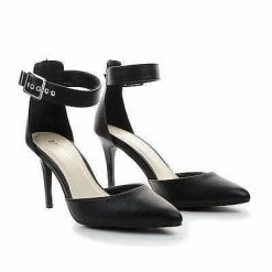 Casper01 By Bamboo, D'Orsay Pointy Toe Ankle Cuff Stiletto Heel Pumps New