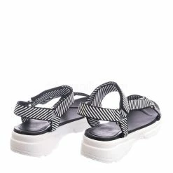 Bamboo Catch02 Hook & Loop Sporty Cushioned Footbed Sandal - Women Web Strap Flatform New