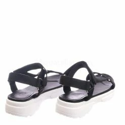 Bamboo Catch02 Hook & Loop Sporty Cushioned Footbed Sandal - Women Web Strap Flatform New