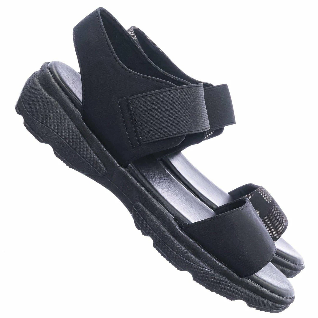 Bamboo New Catch21 Lightweight Athleisure Platform Sandal - Women Elastic Ankle Strap Shoes