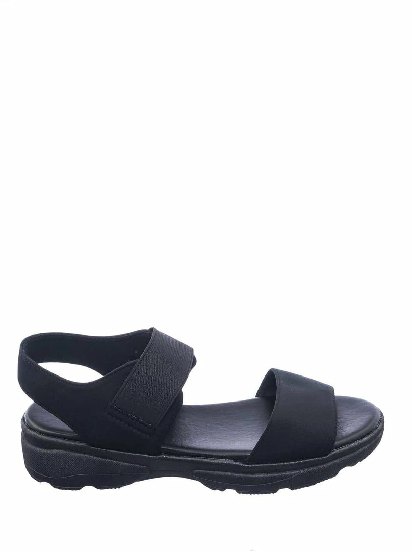 Bamboo New Catch21 Lightweight Athleisure Platform Sandal - Women Elastic Ankle Strap Shoes