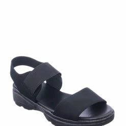 Bamboo New Catch21 Lightweight Athleisure Platform Sandal - Women Elastic Ankle Strap Shoes