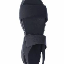 Bamboo New Catch21 Lightweight Athleisure Platform Sandal - Women Elastic Ankle Strap Shoes