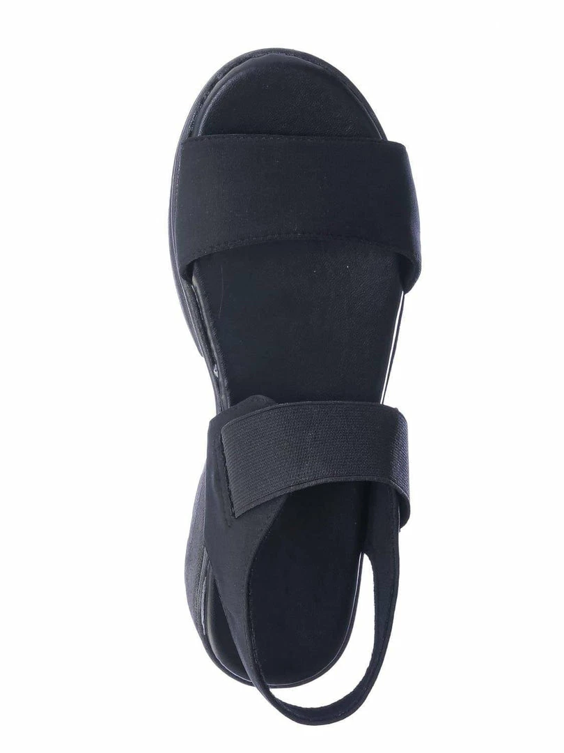 Bamboo New Catch21 Lightweight Athleisure Platform Sandal - Women Elastic Ankle Strap Shoes