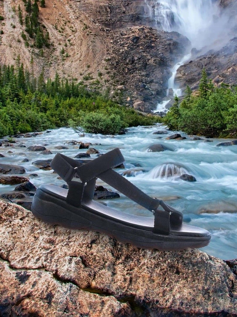 Bamboo Catch35 Harness Strap Sport Sandals - Womens Fashion Open Toe Chunky Flatform New