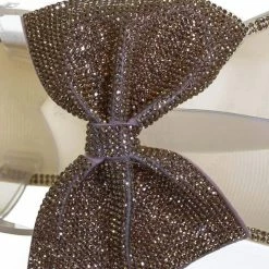 Bamboo New Crystal04 Rhinestone Jelly Thong Sandal - Womens Flat Crystal Embellished Shoes