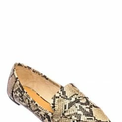 Bamboo New Diary42 Pointed Toe Penny Loafer - Womens Flat Slip On Oxford Moccasins