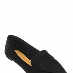 Bamboo New Diary42 Pointed Toe Penny Loafer - Womens Flat Slip On Oxford Moccasins