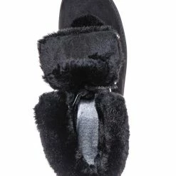 Bamboo Edison05 Shearling Military Combat Bootie -Faux Fur Collar Lace Up Lug Sole Shoe New