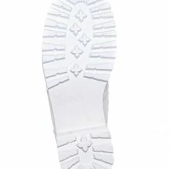 Bamboo Edison05 Shearling Military Combat Bootie -Faux Fur Collar Lace Up Lug Sole Shoe New