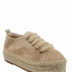 Bamboo New Farm78 Flatform Espadrilles Fashion Sneakers - Womens Laced Up Platforms