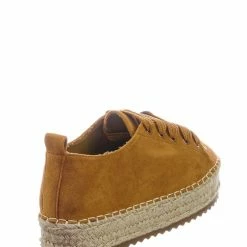 Bamboo New Farm78 Flatform Espadrilles Fashion Sneakers - Womens Laced Up Platforms