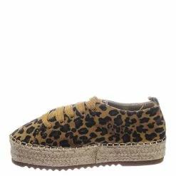Bamboo New Farm78 Flatform Espadrilles Fashion Sneakers - Womens Laced Up Platforms