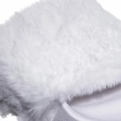 Bamboo Flatter15 Faux Fur Neon Molded Slipper Sandal - Women Slide In Slides Flats New