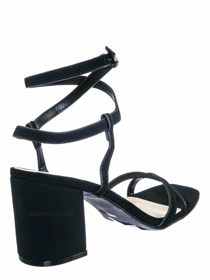 Bamboo New Forever20 Wraparound Strappy Block Heel Sandal- Women Gladiator Ankle Wrap Shoes