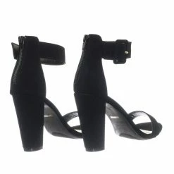 Bamboo New Frenzy60 Classic Chunky Block Heel Dress Sandal W Ankle Strap