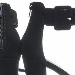 Bamboo New Frenzy60 Classic Chunky Block Heel Dress Sandal W Ankle Strap