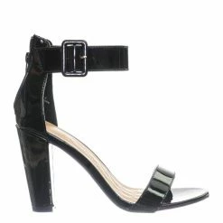 Bamboo New Frenzy60 Classic Chunky Block Heel Dress Sandal W Ankle Strap