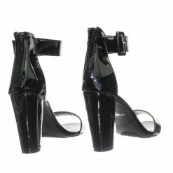 Bamboo New Frenzy60 Classic Chunky Block Heel Dress Sandal W Ankle Strap