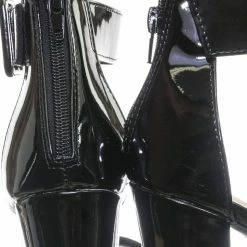 Bamboo New Frenzy60 Classic Chunky Block Heel Dress Sandal W Ankle Strap