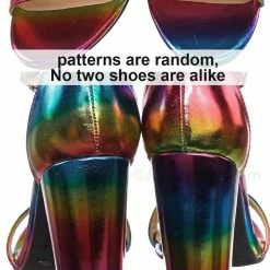 Bamboo New Frenzy92 Block High Heel Dress Sandal W Thick Ankle Strap