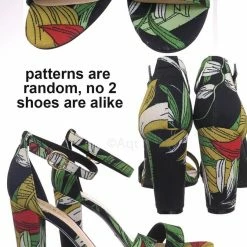 Bamboo New Frenzy92 Block High Heel Dress Sandal W Thick Ankle Strap