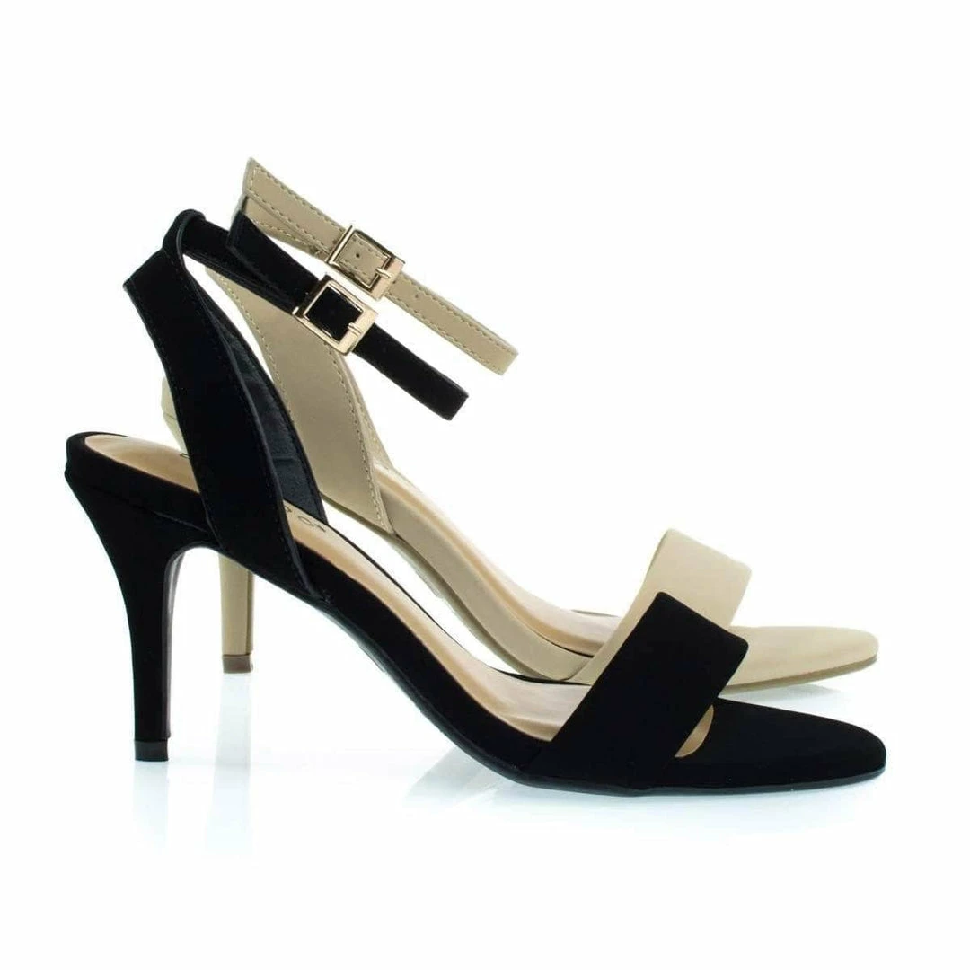 Bamboo New Harleen55 Classic High Heel Sandal W Ankle Wrap Straps And Single Band