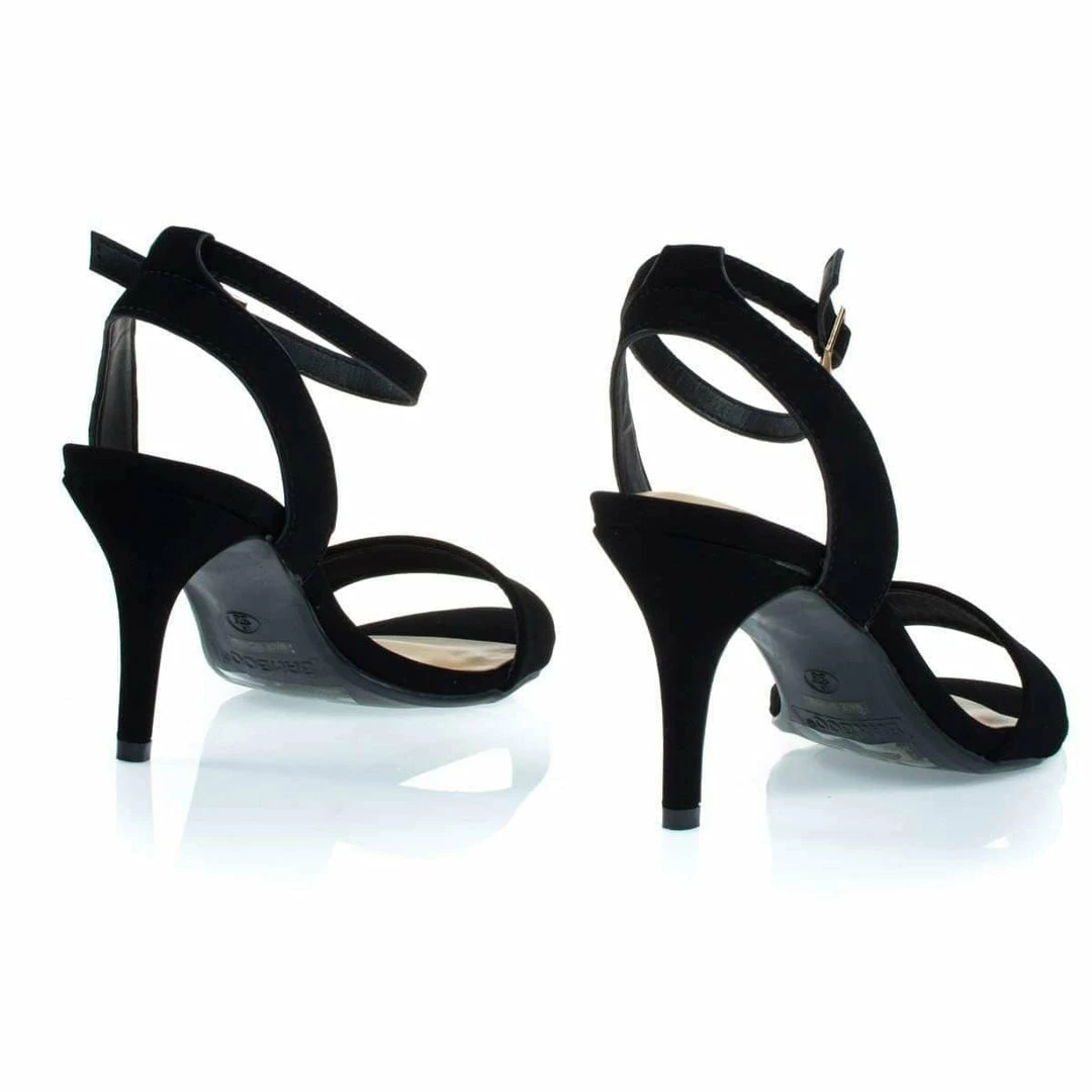 Bamboo New Harleen55 Classic High Heel Sandal W Ankle Wrap Straps And Single Band