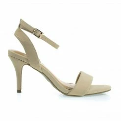 Bamboo New Harleen55 Classic High Heel Sandal W Ankle Wrap Straps And Single Band