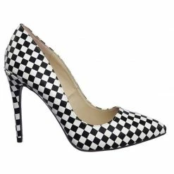 Bamboo Hibiscus01 Classic High Heel Pointy Toe Dress Plain Pump, Women New Shoes