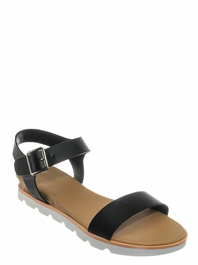 Bamboo New Hotspot12 Lightweight Molded Comfort Flat Sandal - Pillow Padded Contour Cork