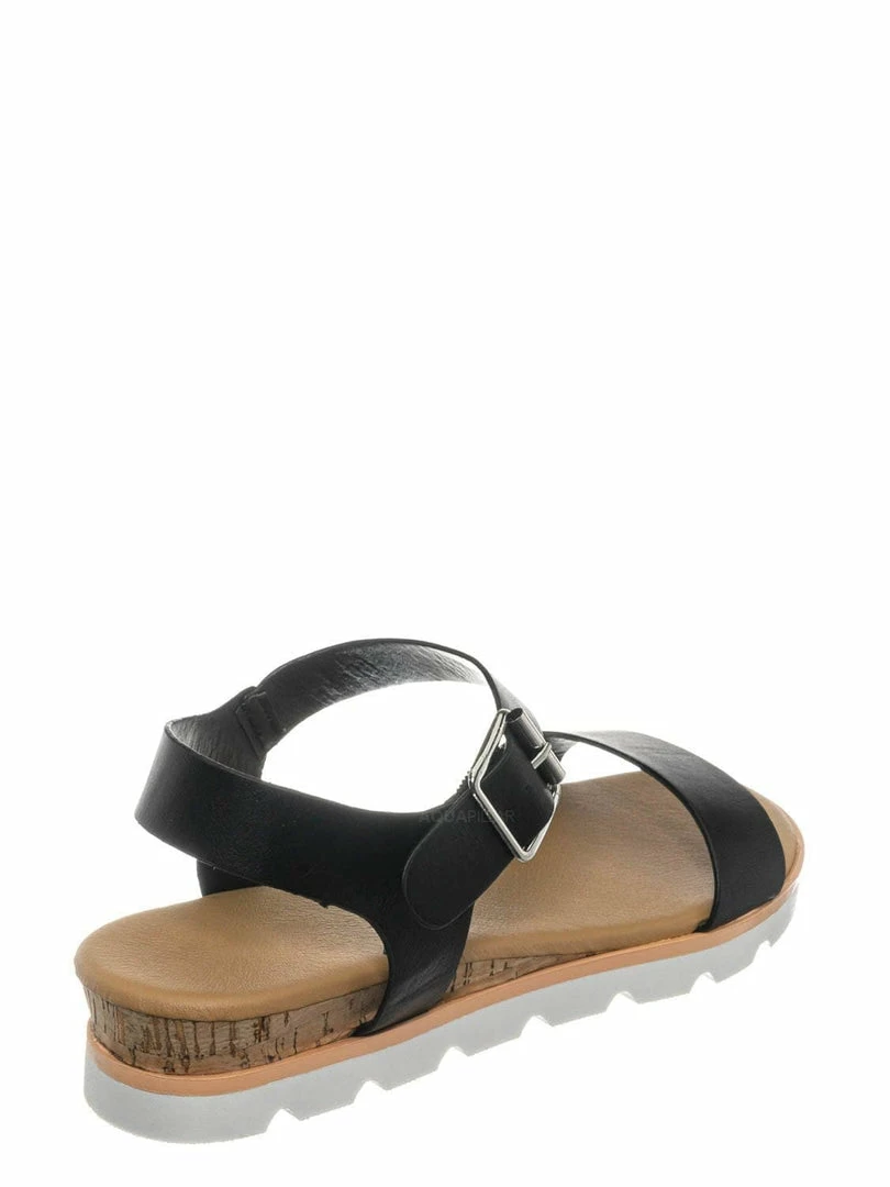 Bamboo New Hotspot12 Lightweight Molded Comfort Flat Sandal - Pillow Padded Contour Cork
