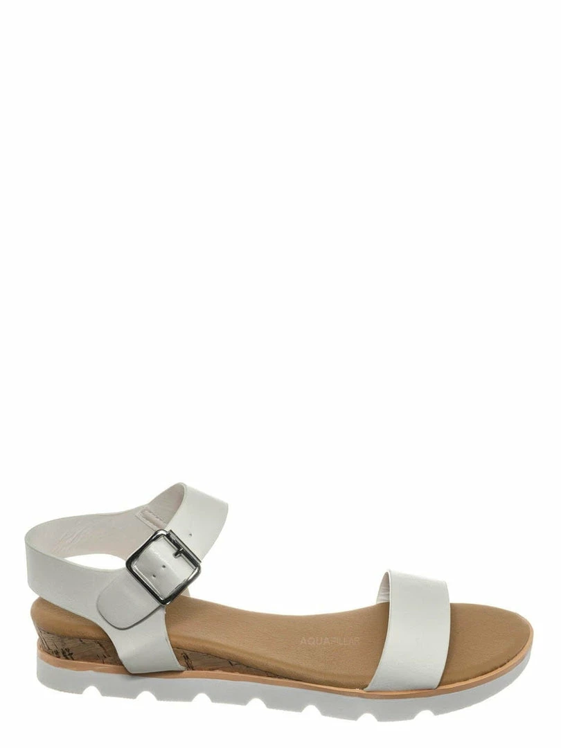 Bamboo New Hotspot12 Lightweight Molded Comfort Flat Sandal - Pillow Padded Contour Cork