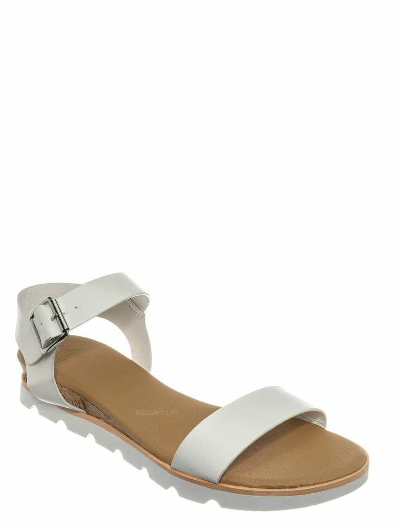 Bamboo New Hotspot12 Lightweight Molded Comfort Flat Sandal - Pillow Padded Contour Cork