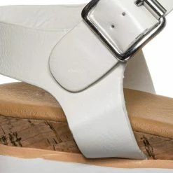 Bamboo New Hotspot12 Lightweight Molded Comfort Flat Sandal - Pillow Padded Contour Cork