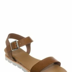 Bamboo New Hotspot12 Lightweight Molded Comfort Flat Sandal - Pillow Padded Contour Cork