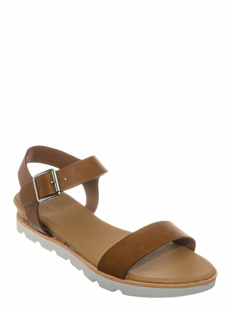Bamboo New Hotspot12 Lightweight Molded Comfort Flat Sandal - Pillow Padded Contour Cork