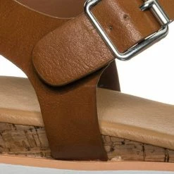 Bamboo New Hotspot12 Lightweight Molded Comfort Flat Sandal - Pillow Padded Contour Cork
