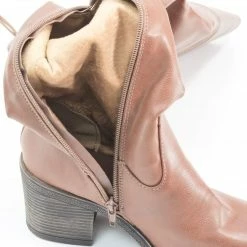 Louie05 By Bamboo, Faux Fur Inner Lining W Corset Lace Up Over Knee Thigh High Block Heel