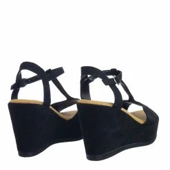 Bamboo Luxy04 Platform Wedge Comfort Foam Padded T-Strap Open Toe Sandal New