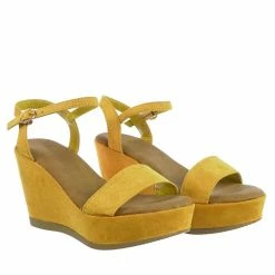 Bamboo New Luxy08 Lightweight Comfort Low Wedge Platform Open Toe Dress Sandal