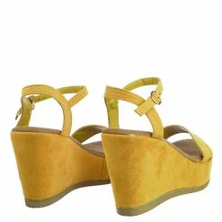 Bamboo New Luxy08 Lightweight Comfort Low Wedge Platform Open Toe Dress Sandal