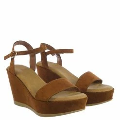 Bamboo New Luxy08 Lightweight Comfort Low Wedge Platform Open Toe Dress Sandal