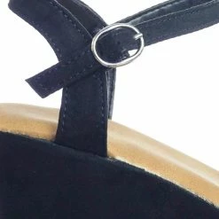 Bamboo New Luxy08 Lightweight Comfort Low Wedge Platform Open Toe Dress Sandal