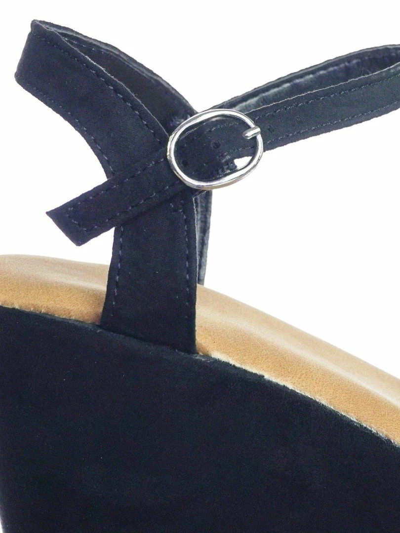 Bamboo New Luxy08 Lightweight Comfort Low Wedge Platform Open Toe Dress Sandal