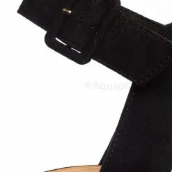 Bamboo Mania16 Classic Chunky Block High Heel Sandal - Women Ankle Strap Open Toe Shoe