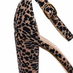 Bamboo Mania22 Retro Chunky Block High Heel Sandal, Women Open Toe Ankle Strap Shoes New