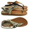 Bamboo Mission67 Vintage Rubber Thong Sandal - Womens Triangle T-Strap Ankle Buckle