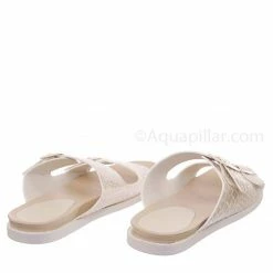 Bamboo Mission72 Flexible Molded Footbed Slides - Women Double Buckle Yoga Slippers New