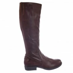 Bamboo Montage77 Knee High Riding Boots W Faux Fur Inner Lining & Stretch Elastic New